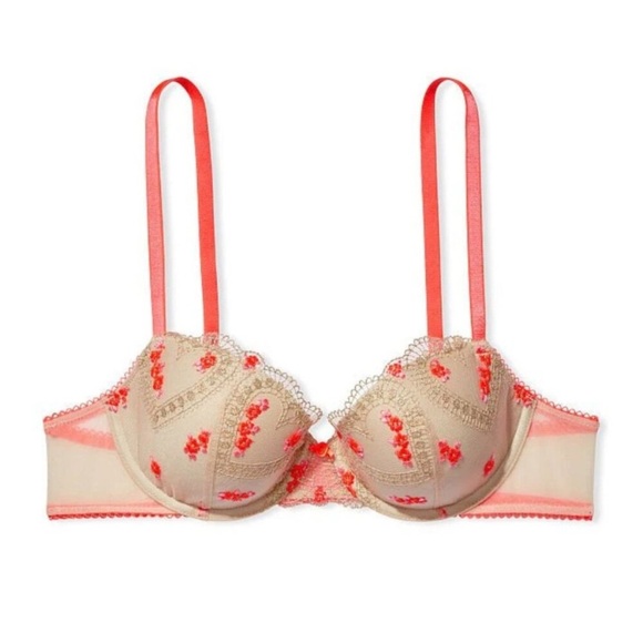 New! Victoria's Secret Dream Angels Lightly-Lined Heart Demi Bra 4881 - Picture 1 of 8
